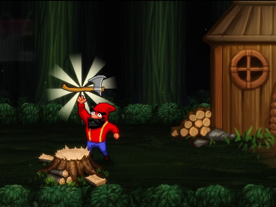 Screenshot from the video game Bytown Lumberjack.